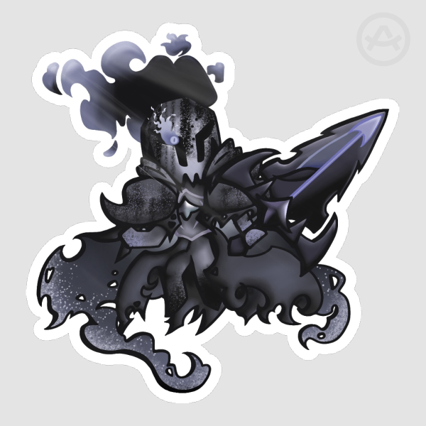 Silent Salt Cookie Sticker ( crash out edition )