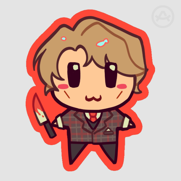 Mini Hannibal Lecter Sticker