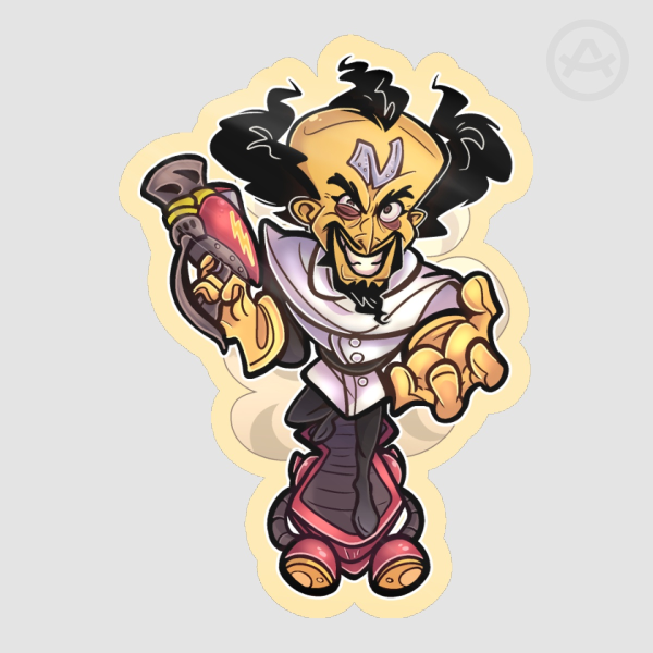 CRASH - Cortex 2.5" sticker