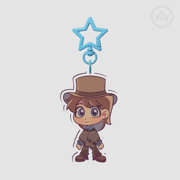 Back To The Future 3 Marty McFly Keychain