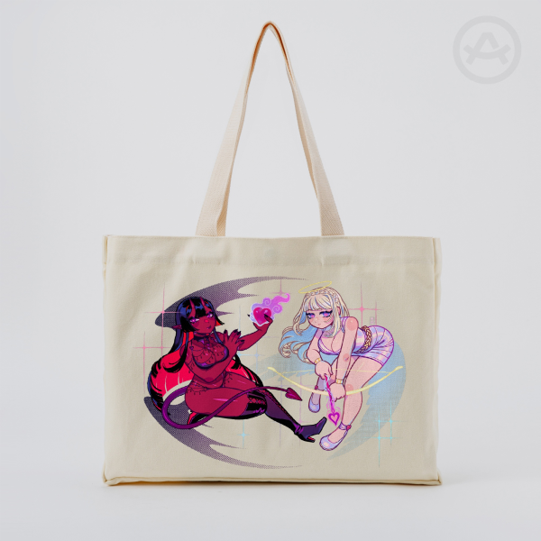 Sinner X Saint - Succubus X Cupid Tote Bag
