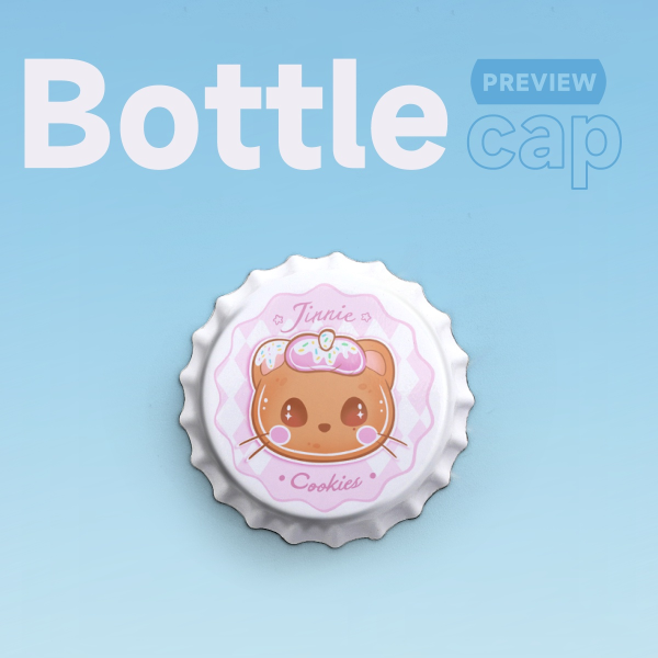 Jiniret - Bottle Cap Badge