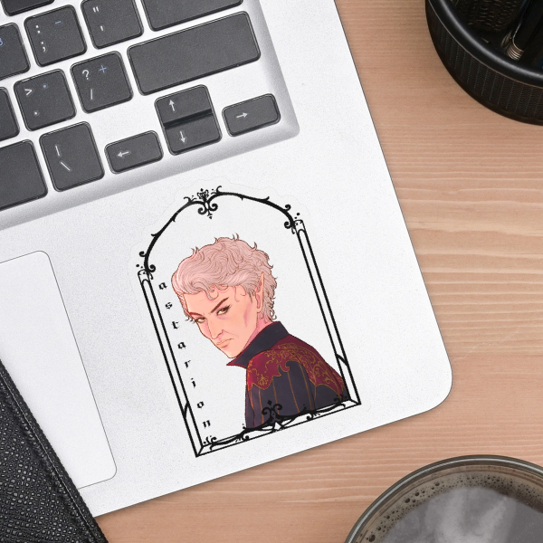 Astarion Transparent Vinyl Sticker