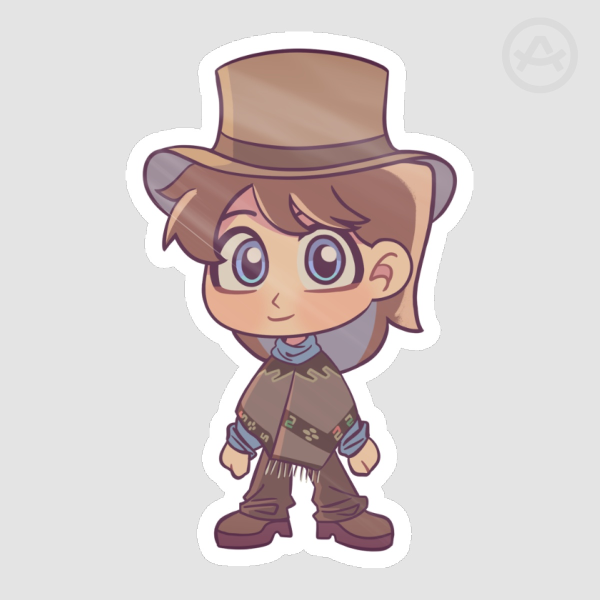Back To The Future 3 Marty McFly Sticker