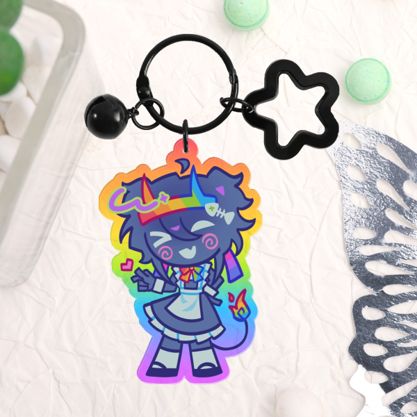 Maid SpokeIsHere Keychain