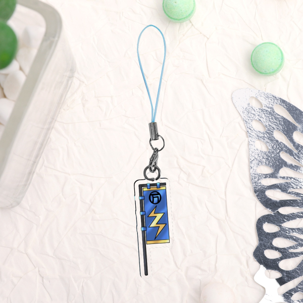 Thunder Flag Phone Charm