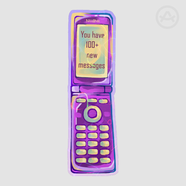 Flip phone 100+ Sticker