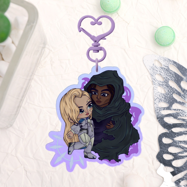 Cloak & Dagger Acrylic Charm