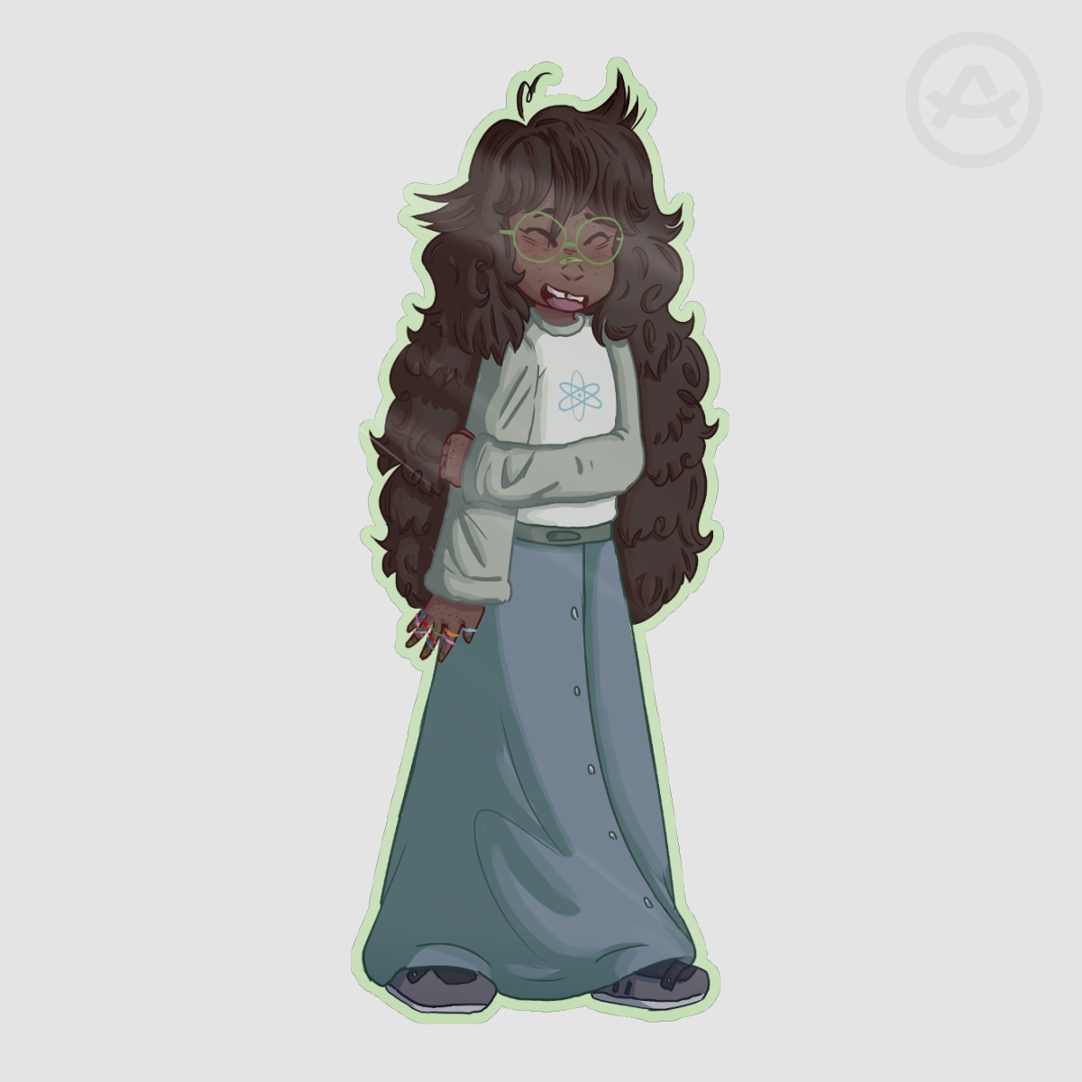 Jade Harley Die Cut Stickers