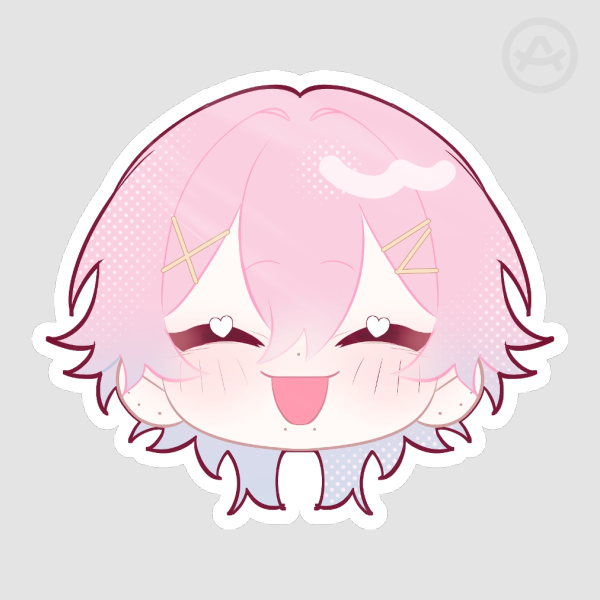 Pleased - Ren - Sticker