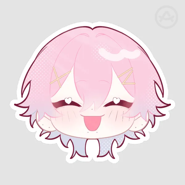 Pleased - Ren - Sticker