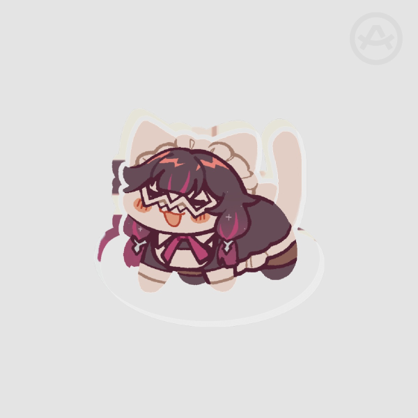 Genshin CatMaid Thick Standee - Columbina
