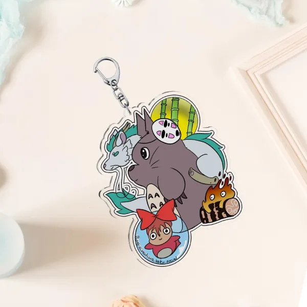 Sudio Ghibli Clear Keychain