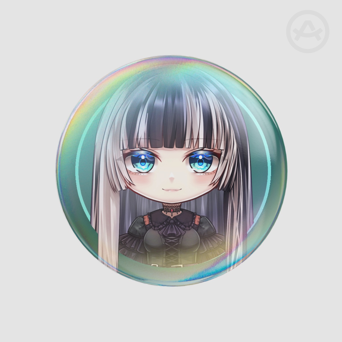 HOLOLIVE DEV_IS - Juufuutei Raden | 58mm Round Badge Button Pin