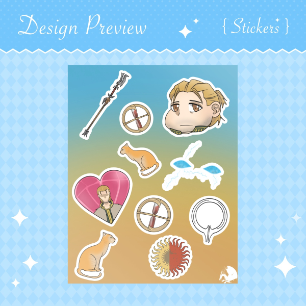 Anders Dragon Age Stickers Set