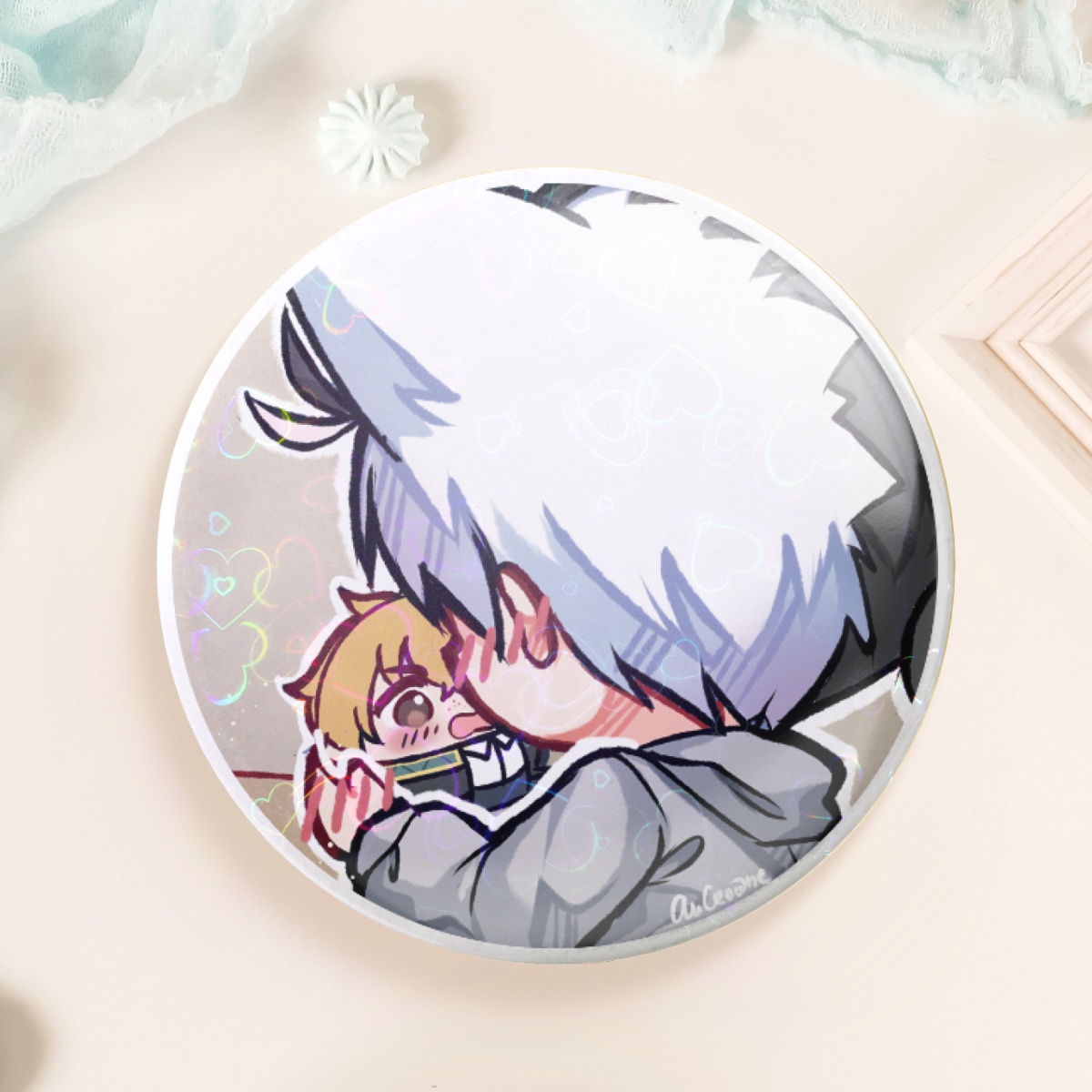 Blushing Sakura Badge