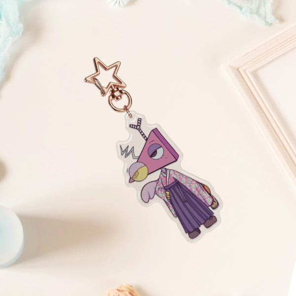 The Amazing Digital Circus Zooble Kimono Chibi Epoxy Keychain
