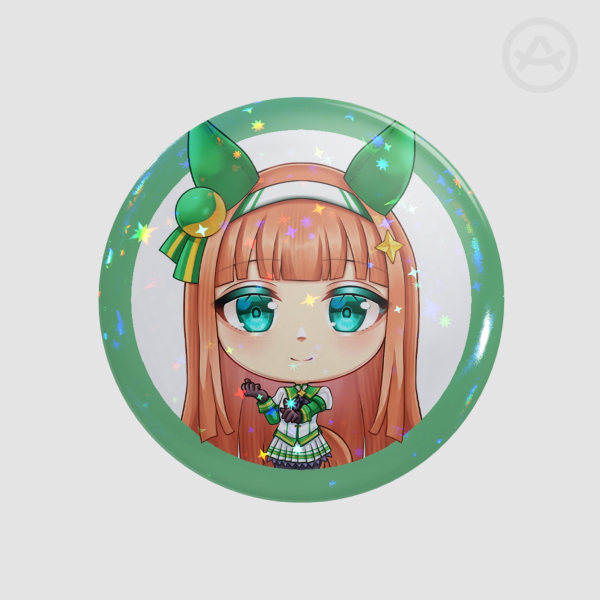 UMAMUSUME - Silence Suzuka | 58mm Round Badge Button Pin