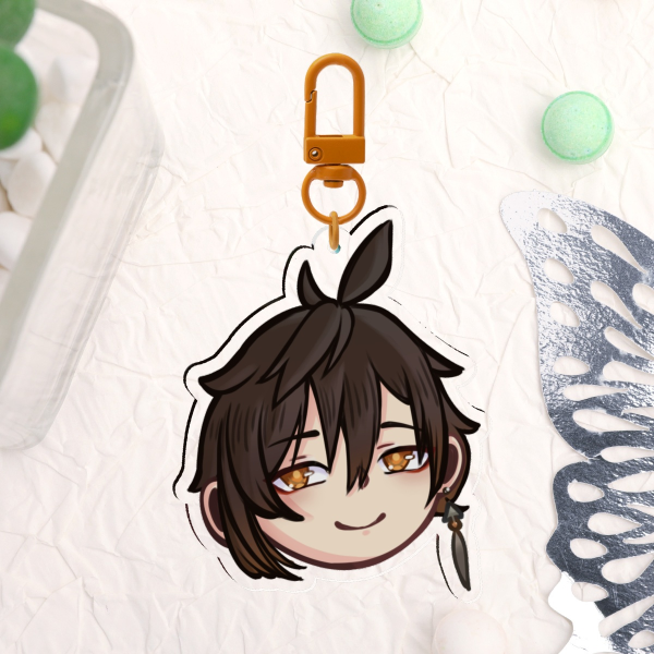 Zhongli Acrylic Keychains