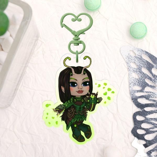 Mantis Acrylic Keychain