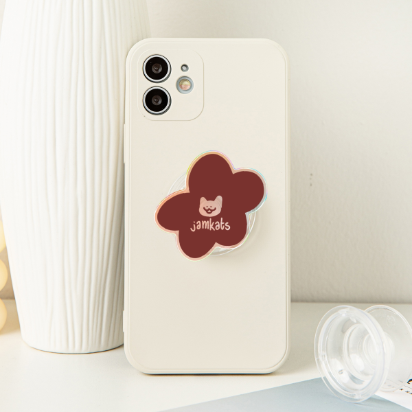 Flower Acrylic Airbag Phone Holder
