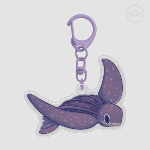 Leatherback Turtle Acrylic Keychain