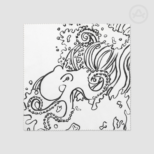 Octopus Glass Cloth
