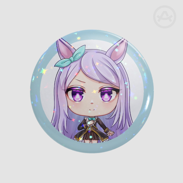 UMAMUSUME - Mejiro McQueen | 58mm Round Badge Button Pin