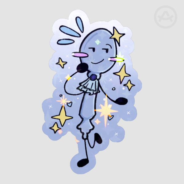 Object Show Inanimate Insanity Silver Spoon Die Cut Sticker