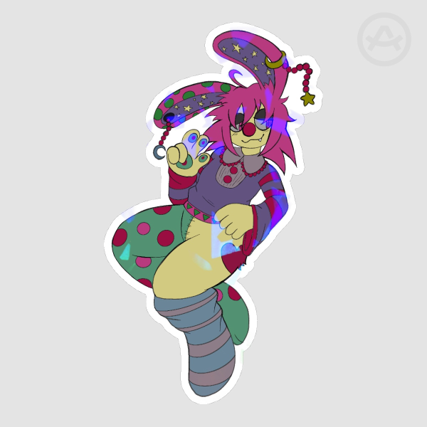 Stomach Book Caroline Sticker