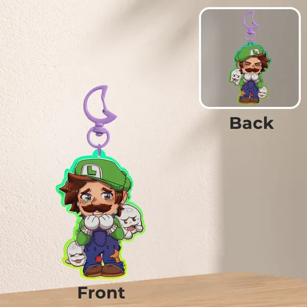 luigi mansion keychain