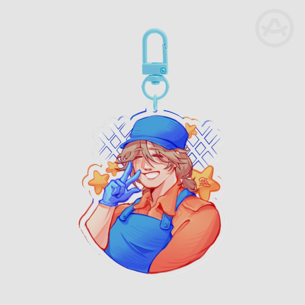 Little A - Acrylic Keychain