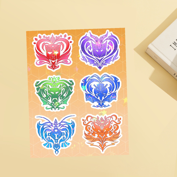 Factions Stickers Sheet