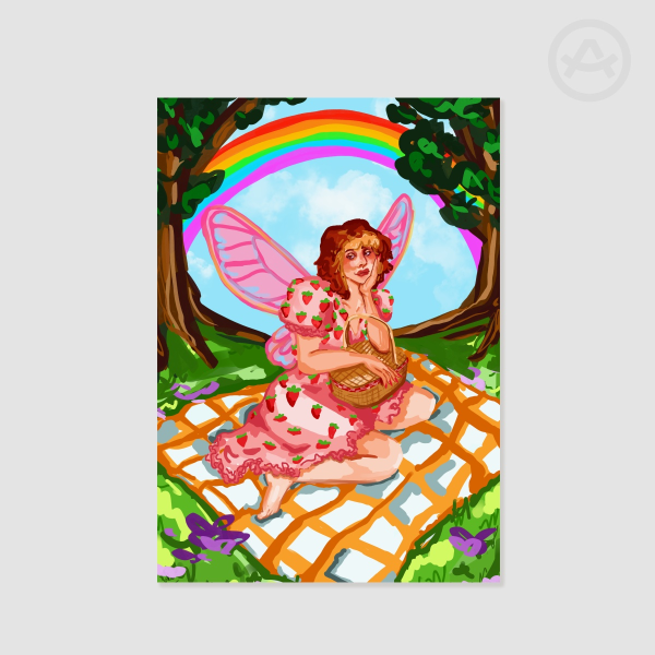 fairy picnic print