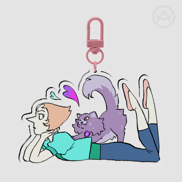 Pearl & Amethyst | CG Pet Pack Keychain