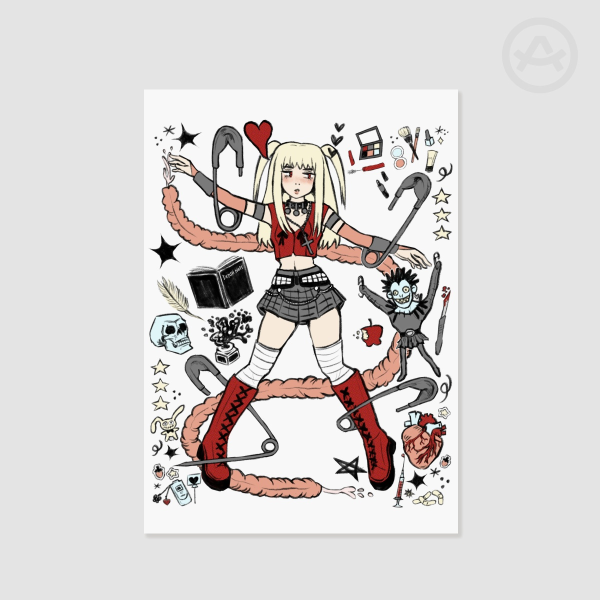 Safety Pins Art Print