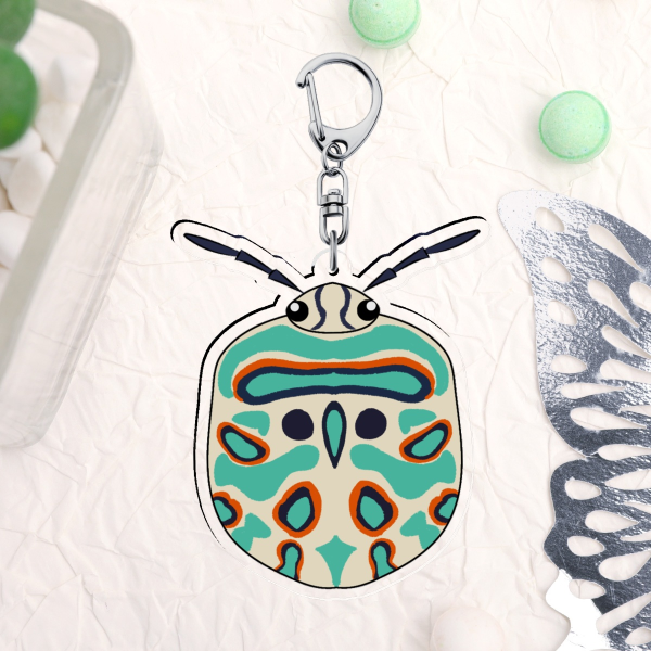 Picasso bug Keychain