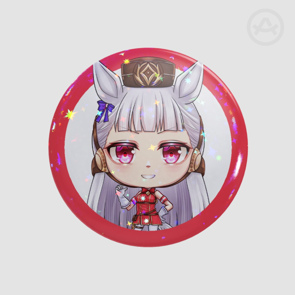 UMAMUSUME - Gold Ship | 58mm Round Badge Button Pin