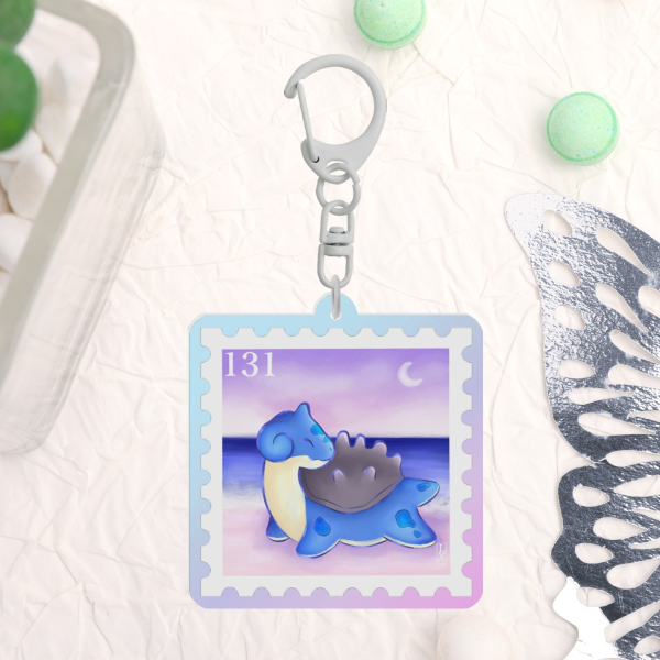 [131] - Stamp Collection Keychain