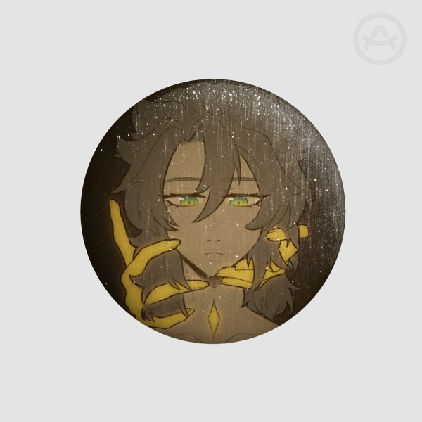 [Genshin] Albedo Button Pin