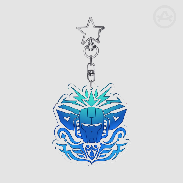 Thundercracker Clear Acrylic Keychain