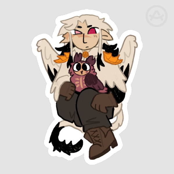 Peril (Golden Guard oc) Sticker