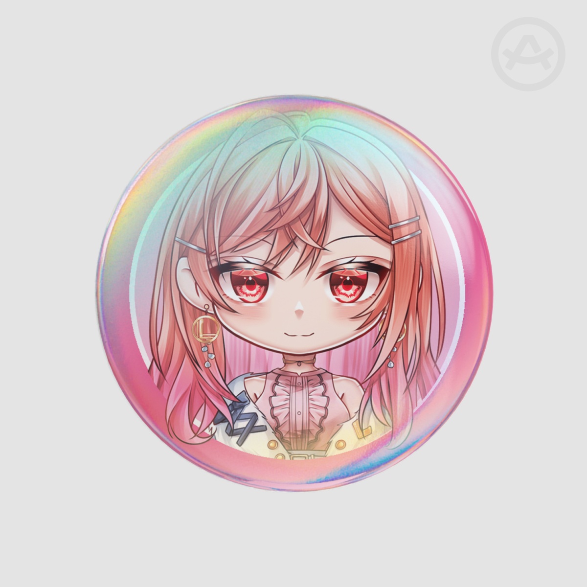 HOLOLIVE DEV_IS - Ichijou Ririka | 58mm Round Badge Button Pin