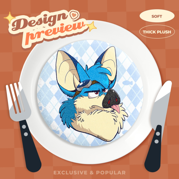 Raspberry Bat Plush Pin