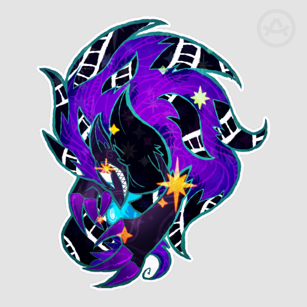 Shiny Zoroark Sticker
