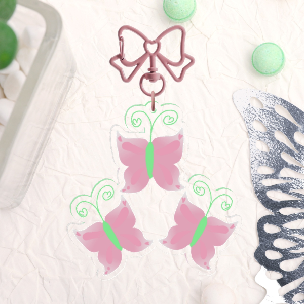 Butterfly Cutie Mark-Acrylic Keychain