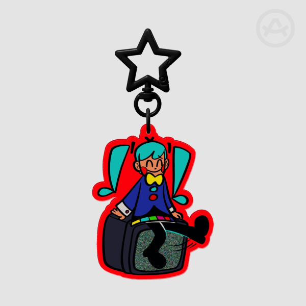 Static Miku Keychain