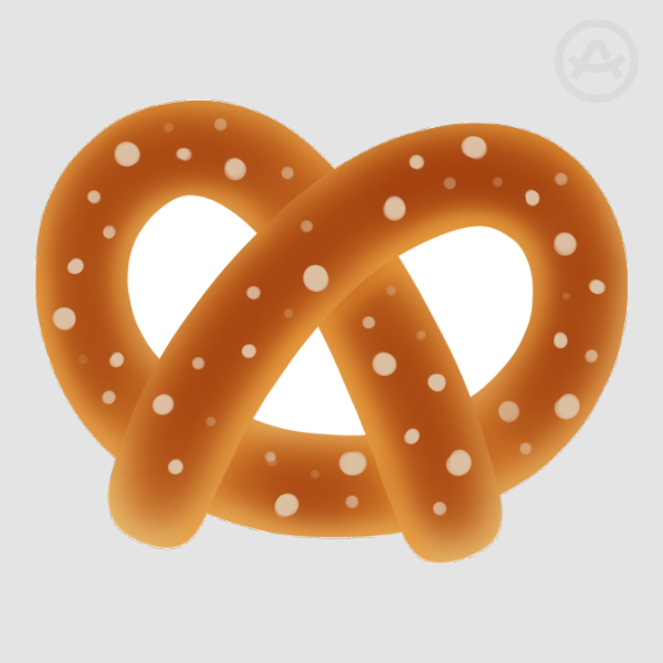 Salted Pretzel Sticker