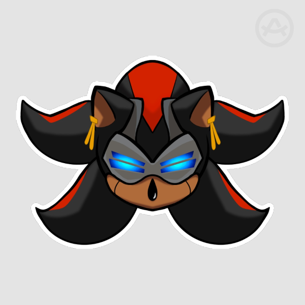 Shadow Cyberpunk Die Cut Sticker