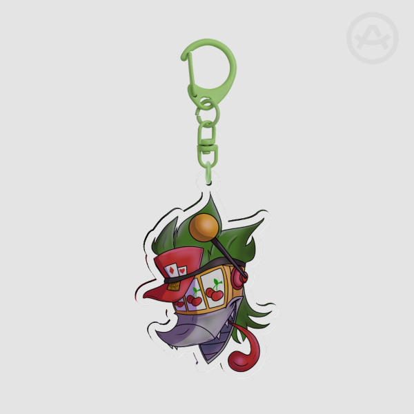 Duck Shuffler Clear Keychain